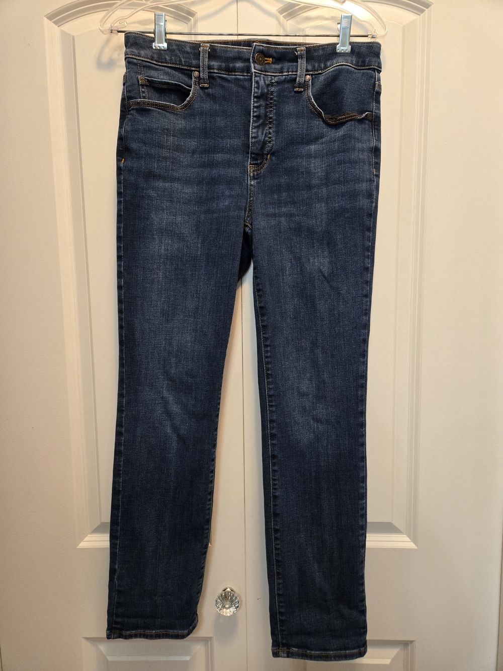 Talbots Classic Petite Dark Blue Straight-Leg Women’s Jeans